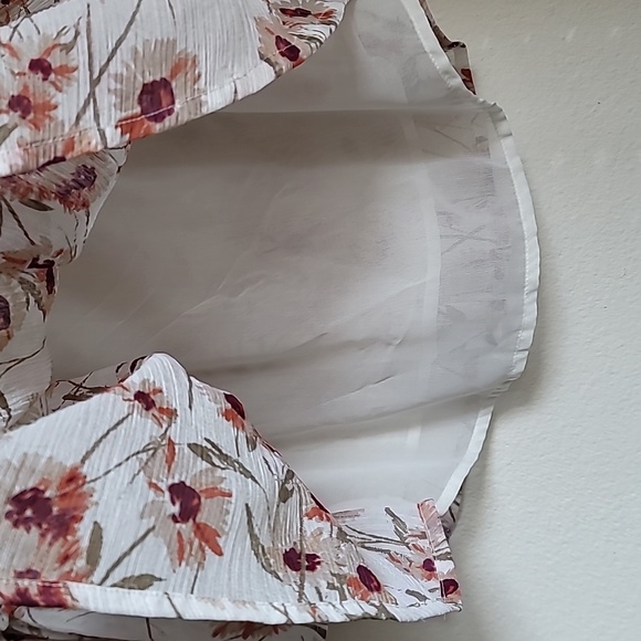 Women's Lucky Brand Floral Off Shoulder Top XS - Picture 5 of 11